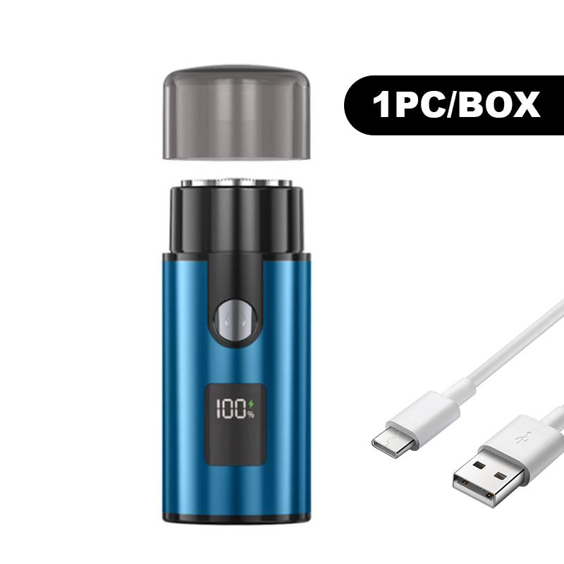 Mini electric shaver is small in size, suitable for travel and business trip. Carry it with you and clean your beard at any time