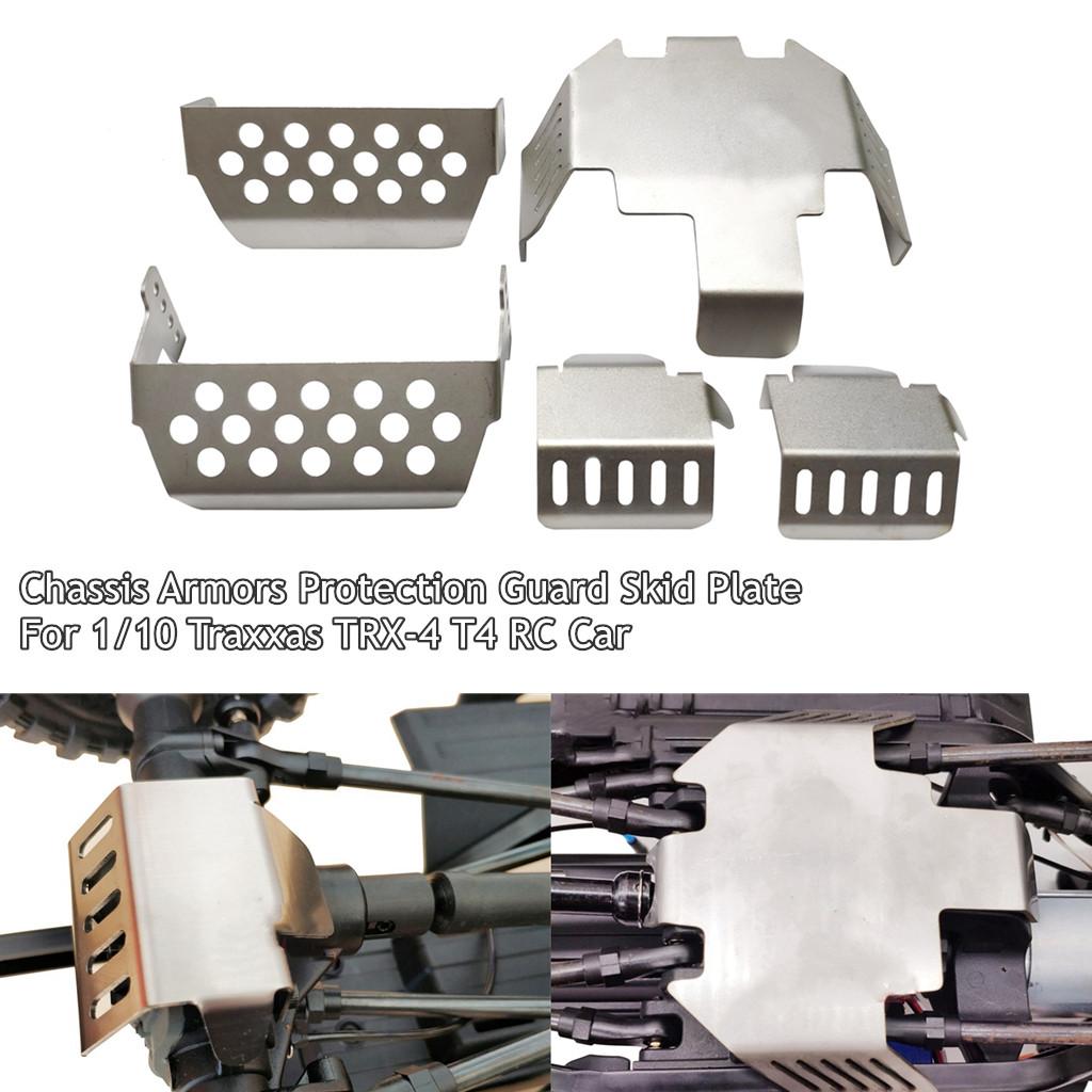 

Chassis Armors Guard Skids Plate For 1/10 Traxxas TRX-4 T4 RC Car