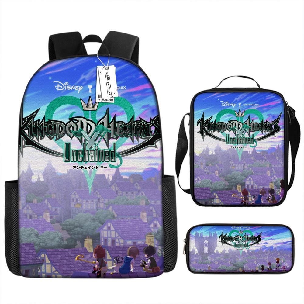 

Аниме Рюкзак Kingdom Heart Рюкзак Европейский и Американский Школьный Рюкзак Pencil Case