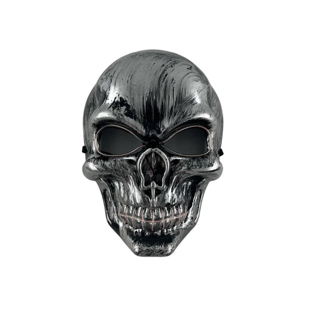 Luminous Cosplay Mask Ghost Party Props EL Wire Party Mask Props  Halloween