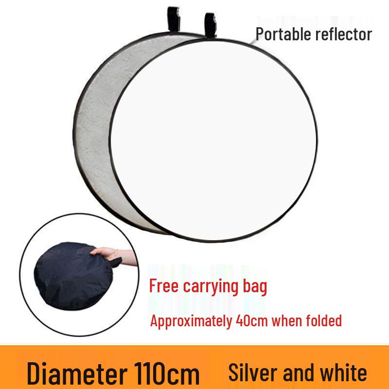 Foldable Photo Reflector: Portable Fill Light Board for Photography & Live Streaming