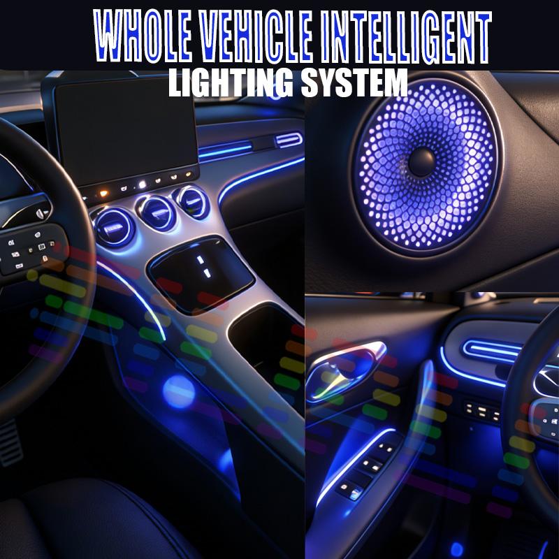 For BMW 2 Series F22 2015-2021 Car LED Ambient Lamps Colorful Atmosphere Lights AutoInterior Neon Strip 64 RGB Lighting Neon Lights 4