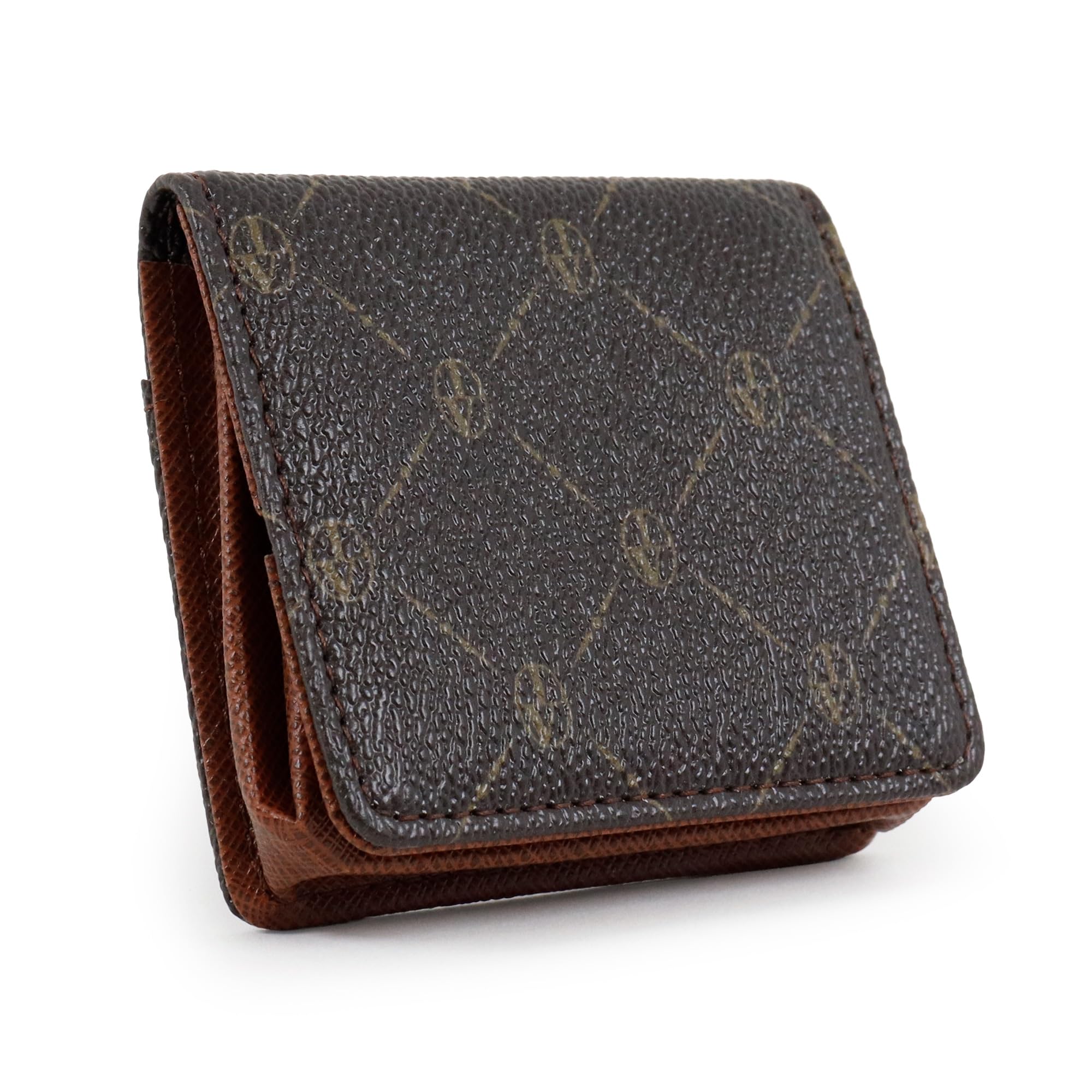 Coin Box Monogram Elegant Luciano Valentino Women s Purse Style Pattern High-End Look Chocolate шоколадный 3740₽
