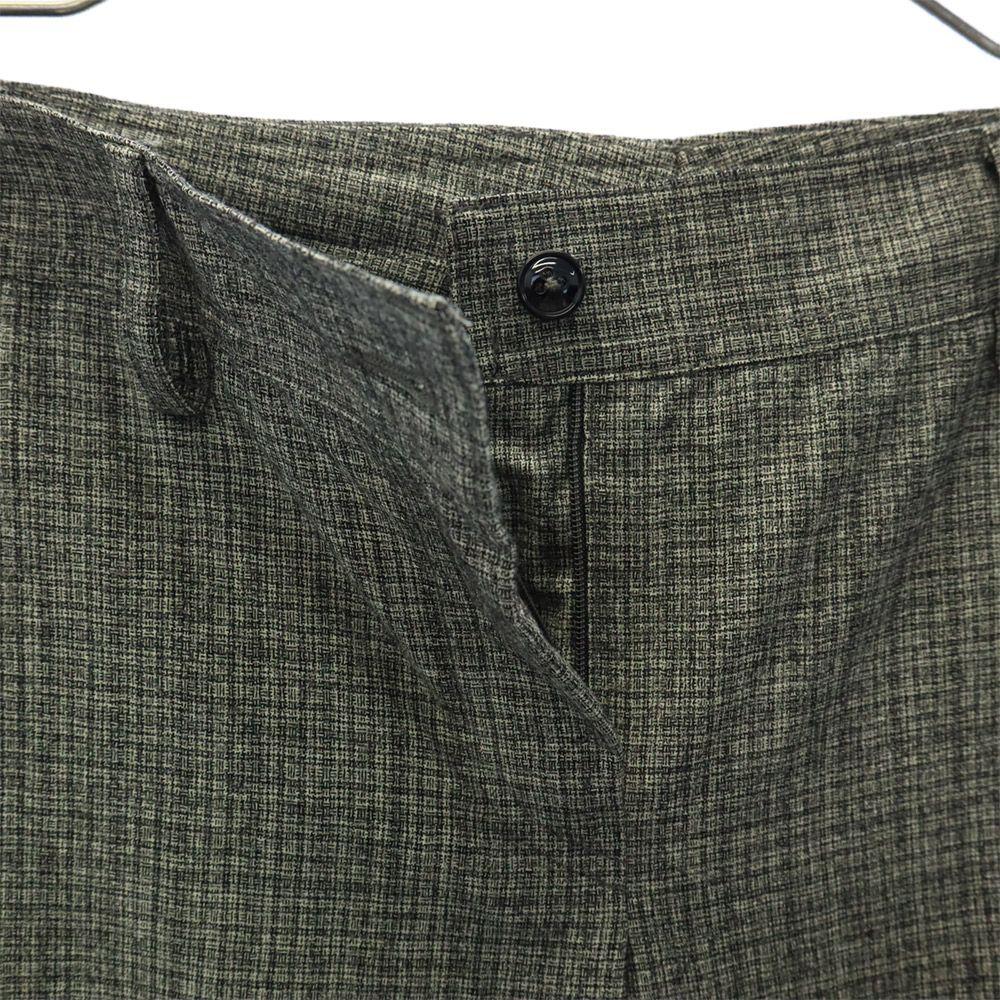 Kiton Check Slacks Pants 38 Gray Women Used