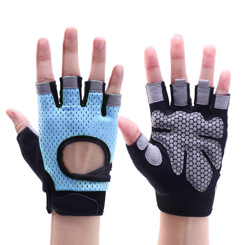 Fitness Gloves Anti Cocoon Wrist Protection Integrated Equipment Training Half Finger Iron Rolling Strength Training Sports Gloves
