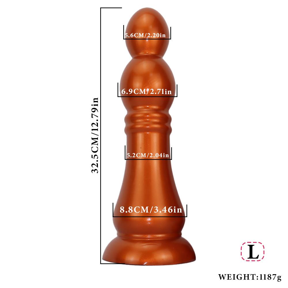 Anal Plug Set, Liquid Silicone Butt Plug with Strong Suction Cup Base for Beginner Anal Training, SM Adult Sex Toys