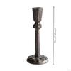 Tabletop Candle Holder Antique Metal VintageStyle Candlestick for Dining Table,