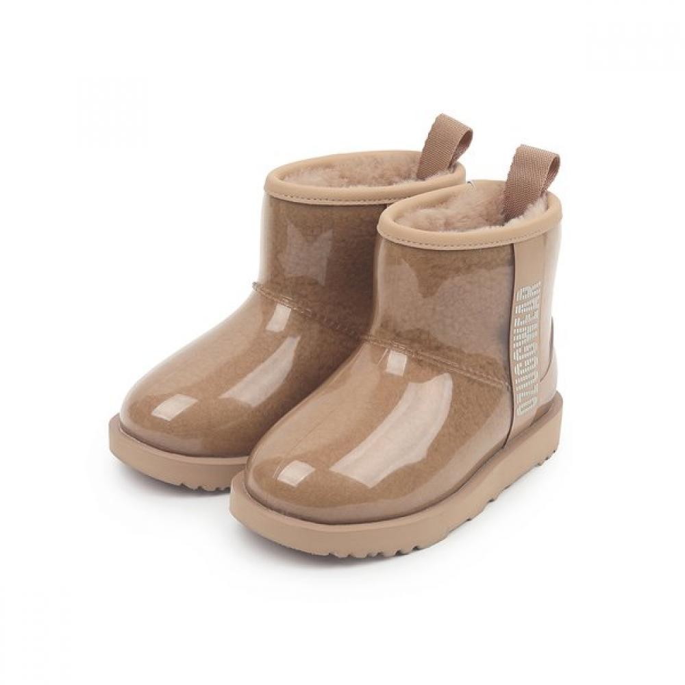 OZUGGWEAR Non Slip Waterproof Boots Mom   Kids Classic Clear Boots Ozkce4tclb11