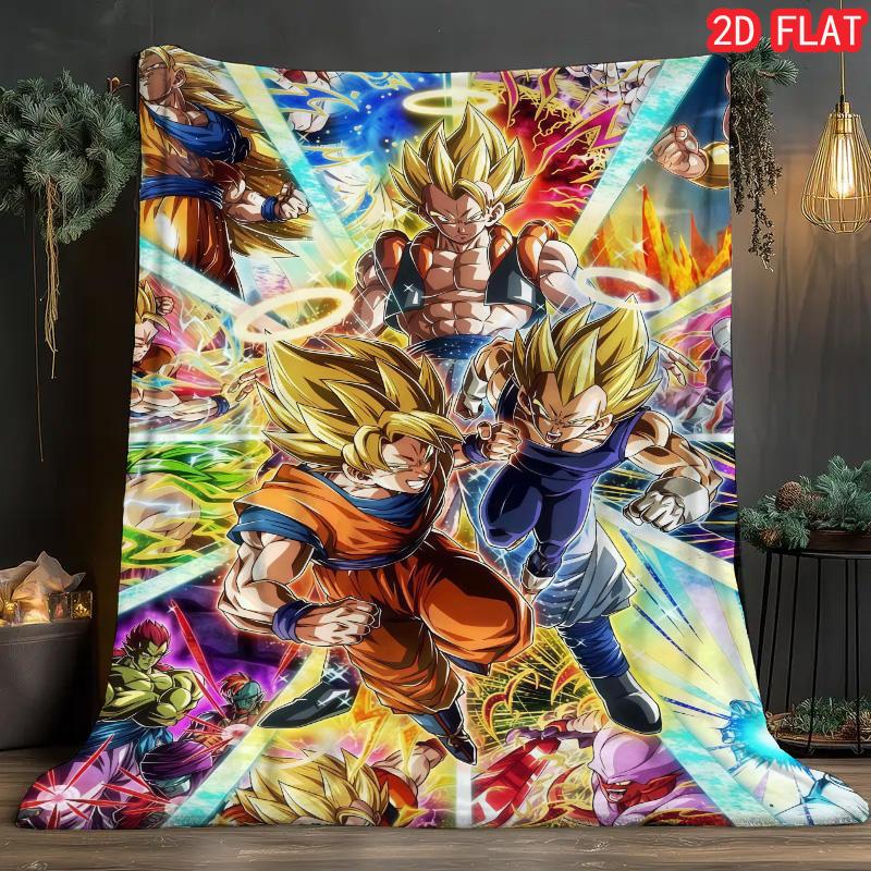 Dragon Ball Soft Touch Blanket Ultra Smooth Flannel Blanket for Kids Adults Home Rest THW