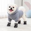 4Pcs Plush Pet Shoes Warm Cats Puppy Socks Fashion Dog Footwear  for Small Medium Dog