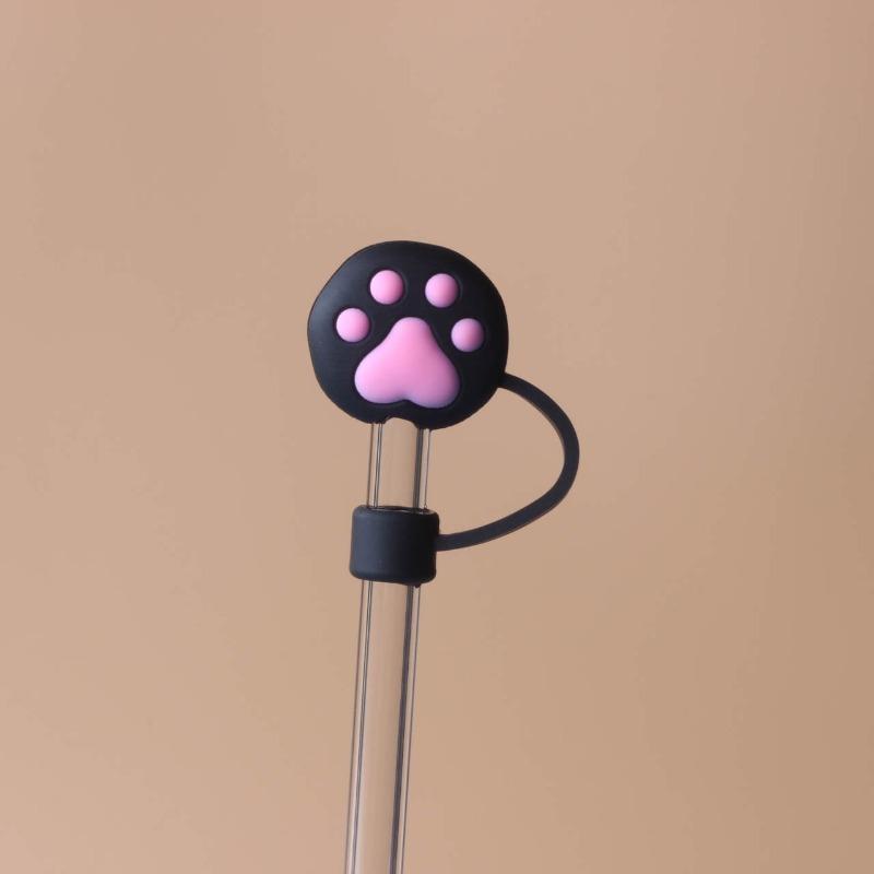 Pen Cap, Cute Girl, 8mm Inner Diameter, Protective Dust Cover, Cute Straw Cap, Straw Cover, Cartoon