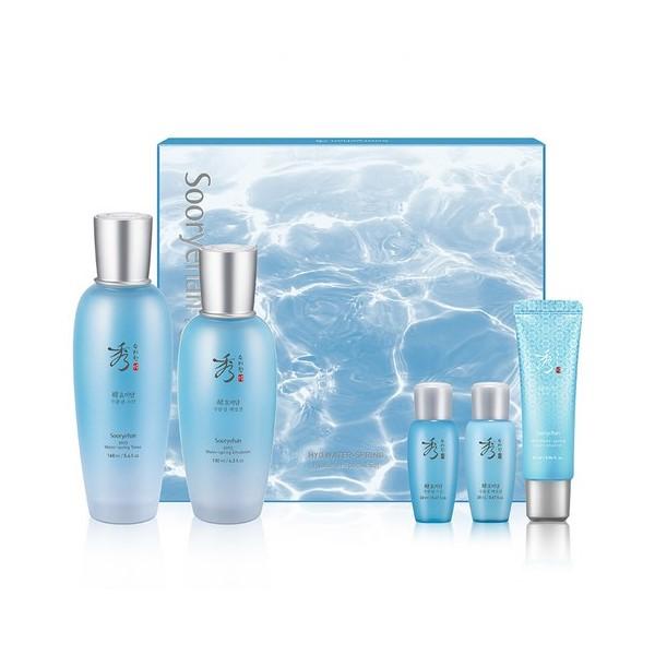 Sooryehan Hyaluron Hydrating 2pcs Set (Toner 160ml+20ml + Emulsion 130ml+20ml + Cream 25ml)