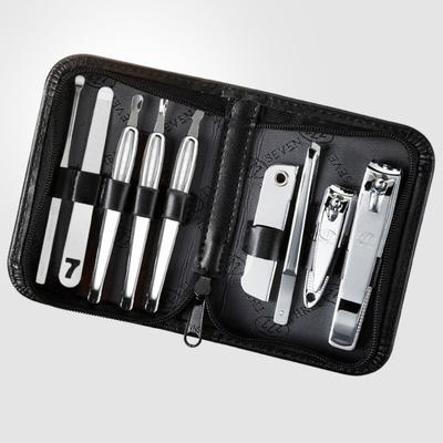 777 Three Seven Silver Nail Clippers Juego de belleza de 9 piezas TS-805C Hecho en Corea