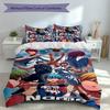 3pcs Custom Name Kuroko's Basketball Set,Includes 1 Duvet Cover and 2 Pillowcases,All-season Bedroom Decor