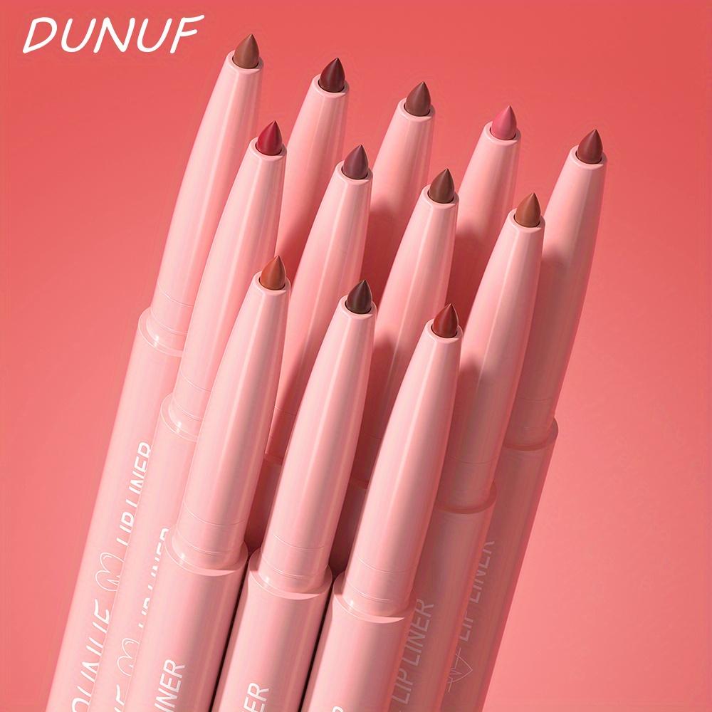 Lipliner in 12 Farben – Langanhaltender und wischfester Lippenstift, geschmeidige und cremige Textur, hochpigmentiert für präzise Lippenkonturierung,