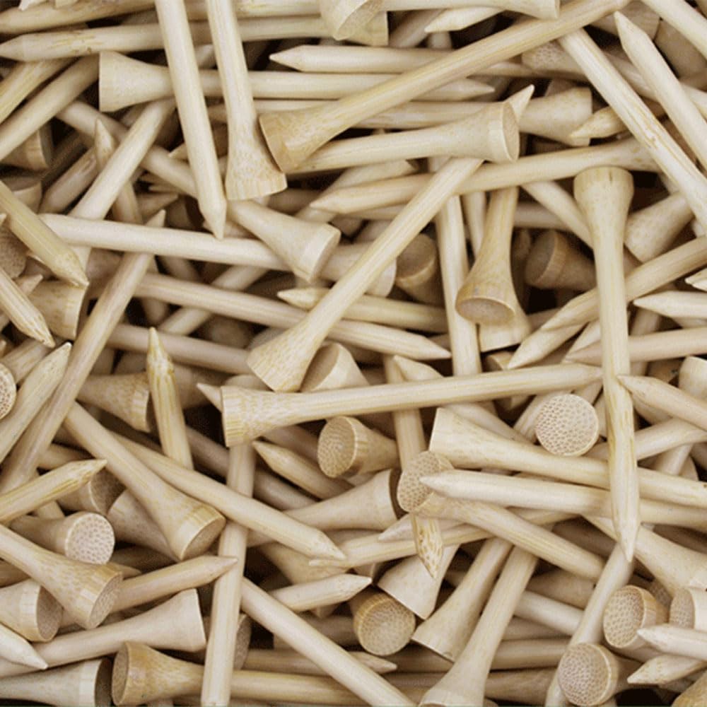 GLOWZEN Golf Tee Tee Golf Pins 20 Pieces Bamboo Golf