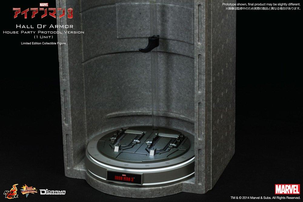 Movie Masterpiece Iron Man Maßstabsdiorama Hall of Party Protocol Version 31/6 Rüstung/Haus (1 Einheit)