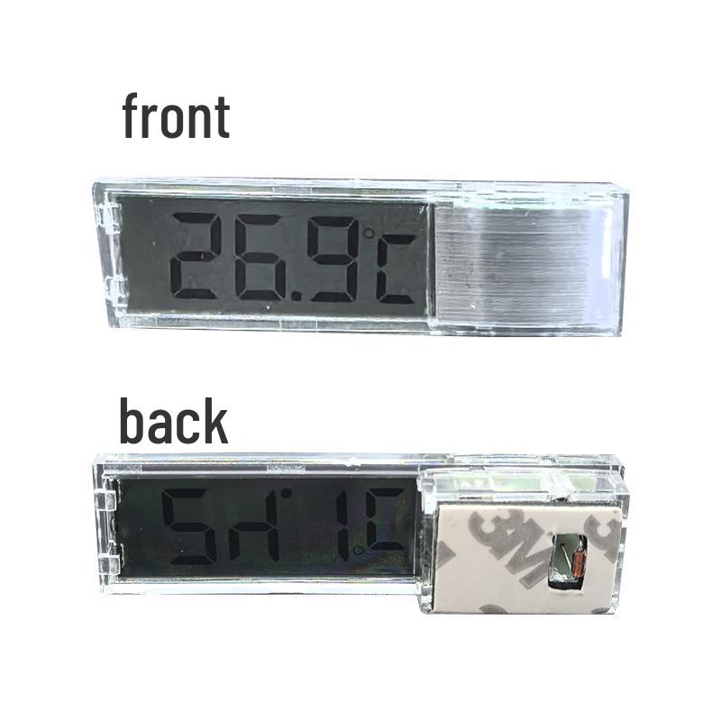 Aquarium LCD LED External Sticker Thermometer for Fish Tanks