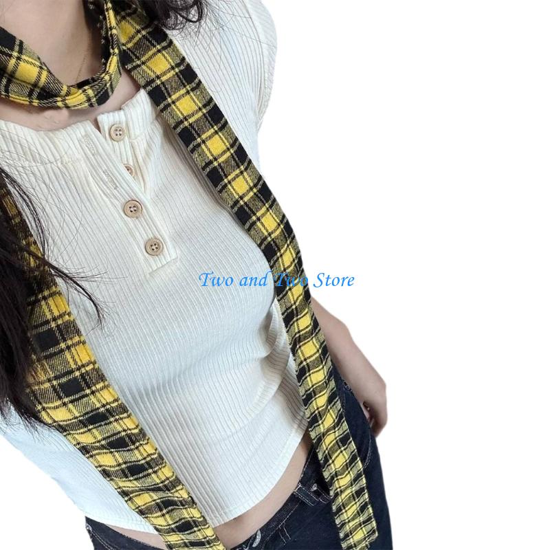 HX6F Long British Scarf Comfortable Wool Blend Winter Accessory