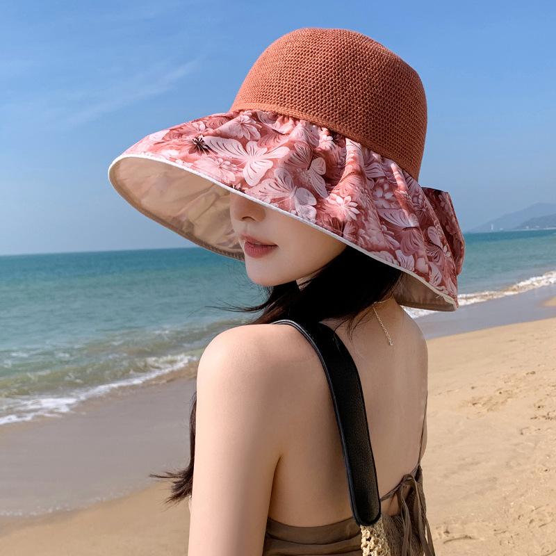 

Шляпа женская защита от солнца шляпа-ведро летняя цветная клеевая защита от УФ-лучей шляпа от солнца складная One Size