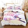 Anime Onimai Bedding Set 3 Piece Duvet Cover Set Cute Girls Printed Bed Linen For Bedroom Decor Fans Gift