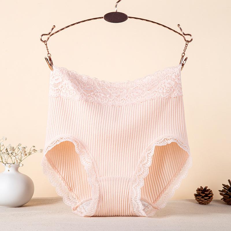 Sexy Lace Panties High Waist Women's Cotton Panties Breathable Comfortable Panties