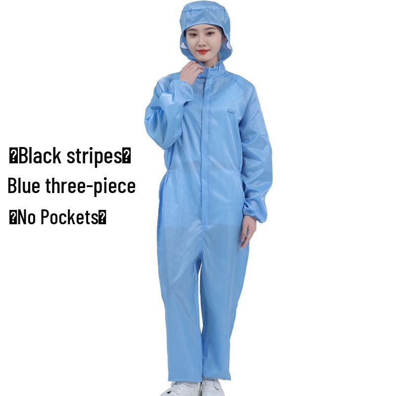 Unisex Anti-static Hooded Jumpsuit - Dustproof, Dust-free Cleanroom Protective Workwear