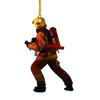 2D Christmas Firefighter Pendant Christmas Pendant Dwarf Car Pendant Statue Craft Party Accessories Decoration New Year 2025