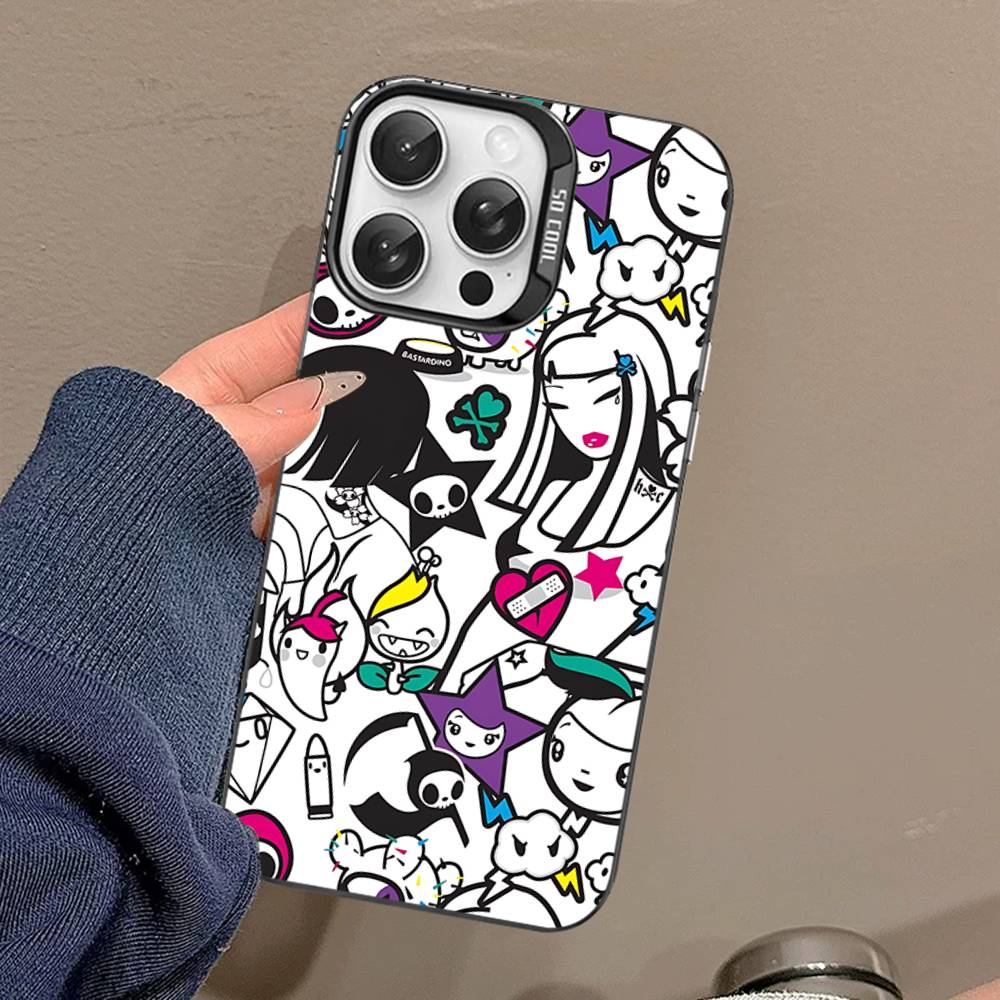 Japan Cute T-Tokidoki Phone Case For IPhone 16 15 14 13 12 11 Pro Max 17 Plus Colorful Cover