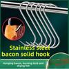 Shaped S Stainless Steel Meat Sausage Hooks Set For Kitchen Storage Cooking Tool