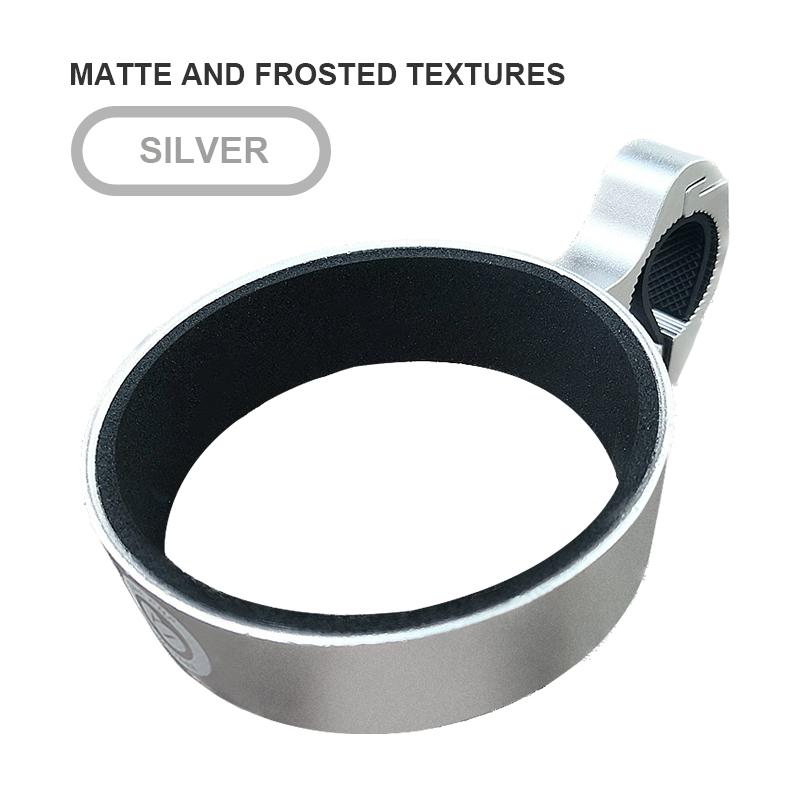 PCycling Bicycle Coffee Cup Holder/Milk Tea Cup Holder/Aluminum Water Bottle Holder/Beer Holder with Matte Finish
