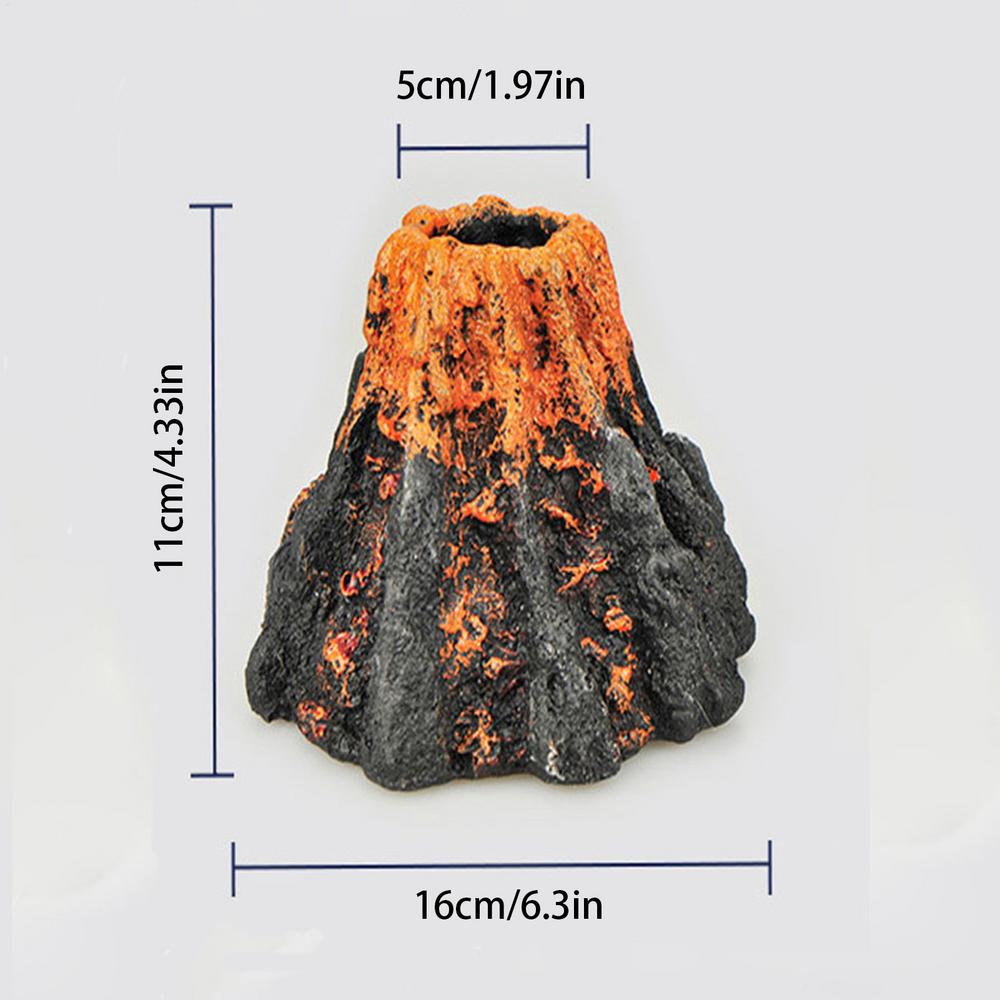Fish Tank Decorations Realistic Volcanic Decoration Aquarium Decor Fish Tank Decor Decorative Aquarium Mountain for Aquarium