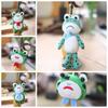 Stuffed Doll Red Scarf Frog Plush Pendant Cartoon Frog Frog Plush Keyring   School Bag Pendant