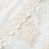 Women's V-Neck Embroidered A-Line Bubble Sleeve Dress