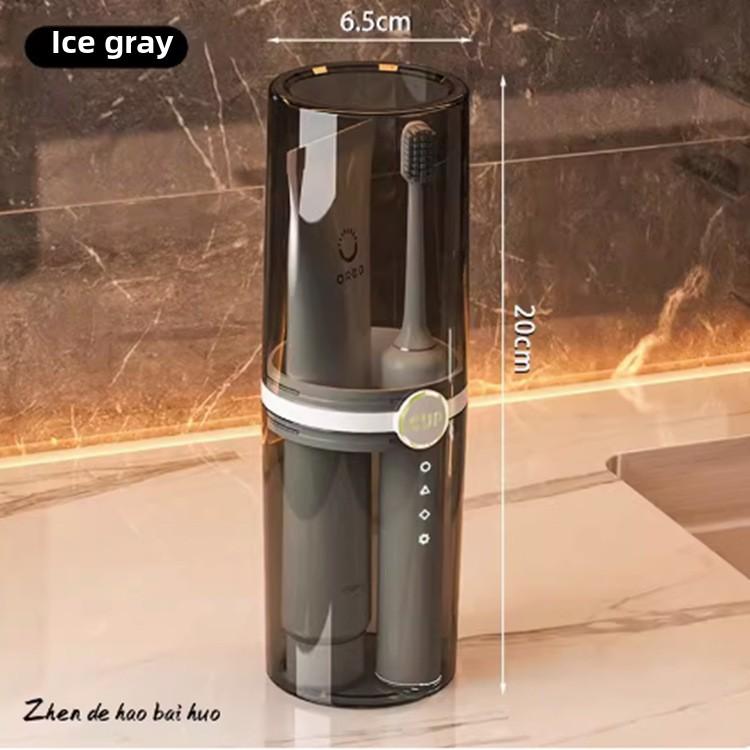 

Портативный Дорожный Туалетный Набор для Хранения Зубной Пасты Пыленепроницаемый Легкая Роскошь Командировка Чашка для Мытья прозрачный/серый