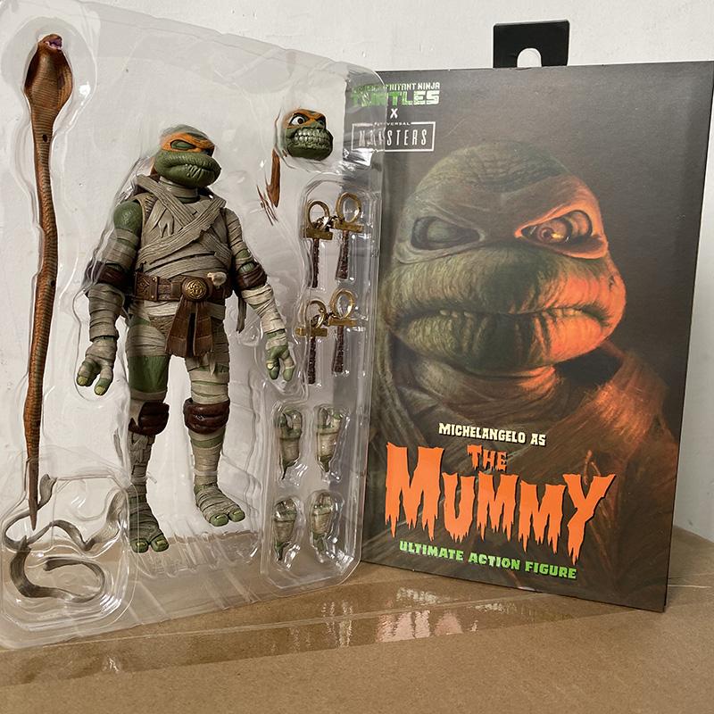 NECA Last Ronin Leonardo April Oneil Casey Jones Hunchback Michelangelo Mummy Raphael Frankenstein Monster Turtle Action Figure