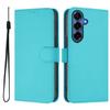 Jednokolorowy skórzany portfel z klapką i miejscem na karty, etui ochronne do Samsung Galaxy S26 S25 S24 Plus Pro Ultra