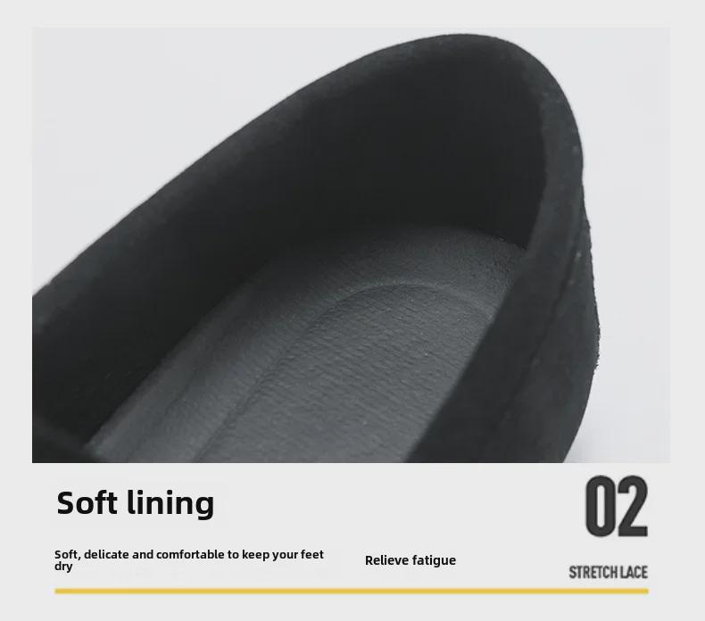 Herren-Schlupfschuhe aus Leder mit weicher Sohle, Frühjahr 2024