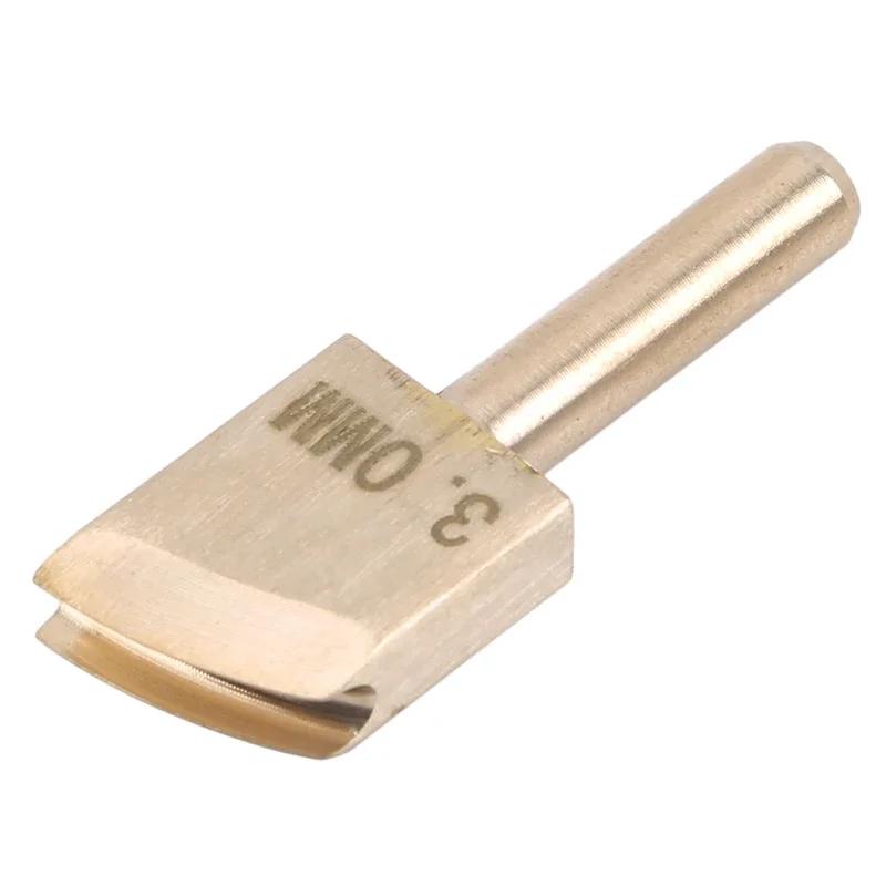 Electric Brass Solder Iron Tip for Leather Edge Burning Craft Press Sealing Machine Pyrography Tool