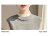 2026 Spring/Summer Women's Color Block Tencel Wool Organza Sleeveless Knit Vest