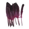 10Pcs Gray Knife Plume Feather Colored Feather Goose Feather Diy Jewelry Handicraft Feather Pen Decorative Material About 22-28Cm Long