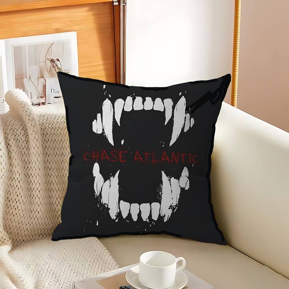 

Popular Band C-Chase A-Atlantic Pillowcase Toon Gift Cushion Cover Bedroom Home Sofa Chair Seat Decor Pillow Case 12x12Inch