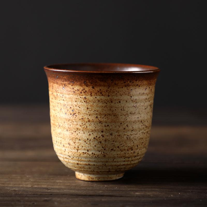 Ceramic Master Cup Creative Teacup Cup Single Cup Tea Bowl Retro Kiln Change Teacup Coarse Pottery Tea Cup
