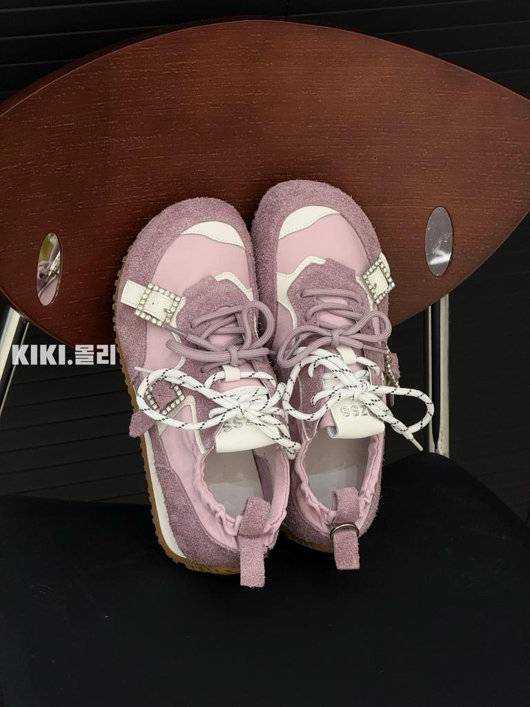 Zhao Zhaoyi and Dong Xuan retro women's new sports platform casual shoes