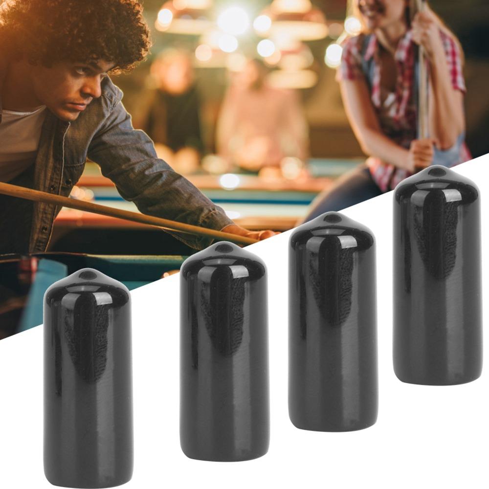 10PCS Small Head Pool Stick Tip Cover Durable Cue Tip Head Cover Pool Cue Tip Protector  Stick Cover
