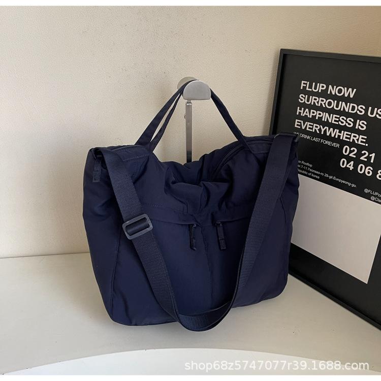 2025 New Cotton Bag Women's Lightweight Multi-pocket Large-capacity Handbag Shopping Menu Shoulder Crossbody Bag