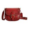 Beat 23 Solid Color Snap Closure Crossbody Bag Medium Women Crossbody Bag Red CD006-B4SAR