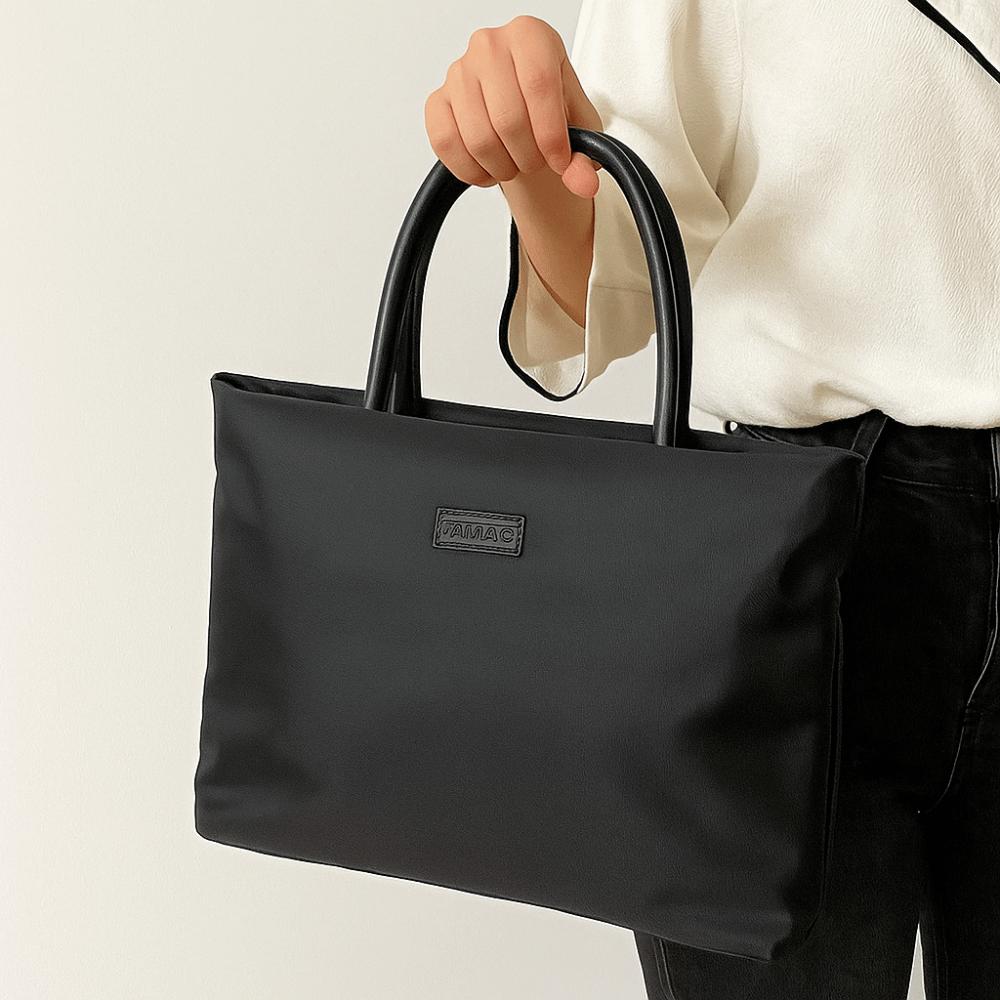 Durable 16 Inch Laptop Bag Waterproof Shockproof Shoulder Straps Handbag Large Capacity Stylish Briefcase Daily Commute