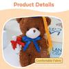14cm Cute Stuffed Animal Doll Cartoon Graduation Bear Doll Doctor Bear Plush Toy  Graduation