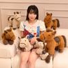Simulated Lying Horse Plush Dolls Stuffed Animal Super Realistic Pony Plush Toys Classic Birthday Gift For Children